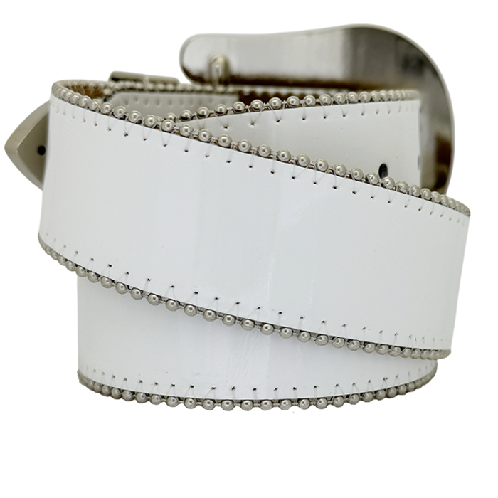 The Amir- White/ Chrome - B.B. Simon®