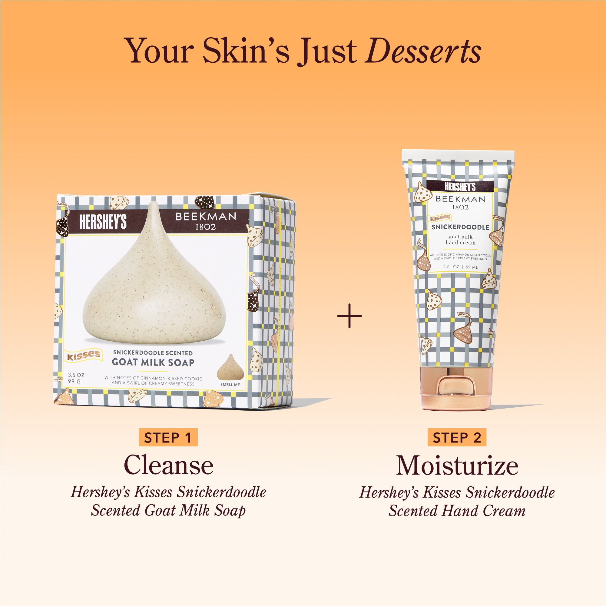 Limited-Edition Beekman 1802 x HERSHEY'S KISSES Snickerdoodle Hand Cre