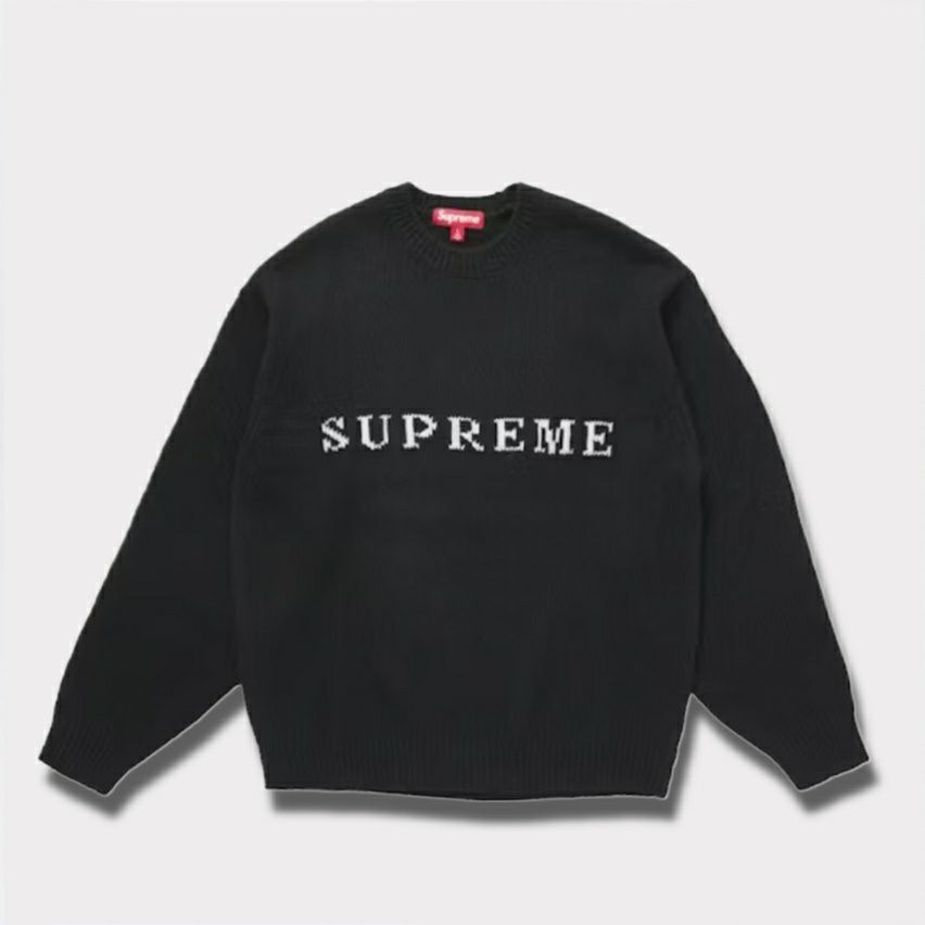 Supreme シュプリーム 2023AW Applique Cable Knit Sweater アップリケ