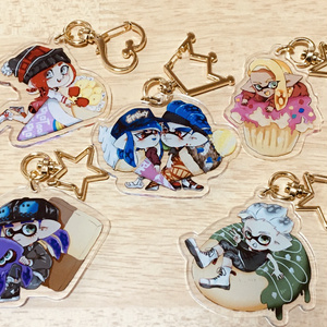 スプラトゥーン シオカラーズ缶バッジ＆ポストカード - - BOOTH