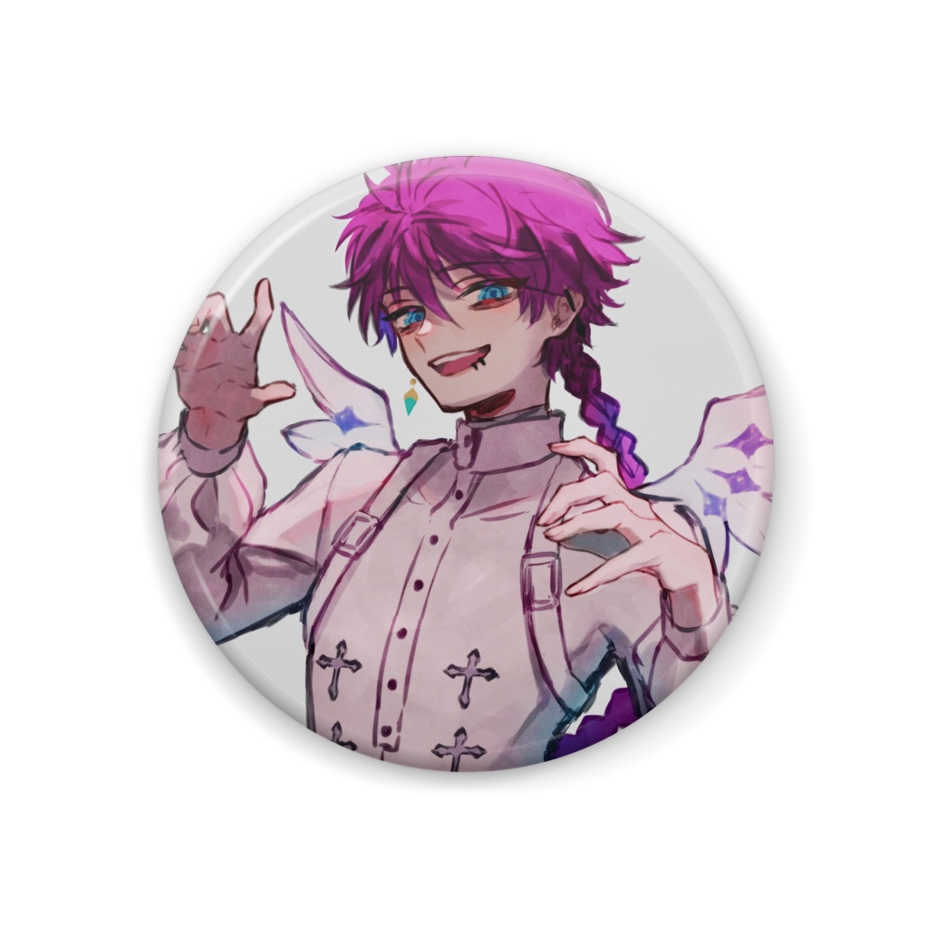 悪魔執事と黒い猫】ラトバッカ 天使 缶バッジ - ちょりショップ - BOOTH