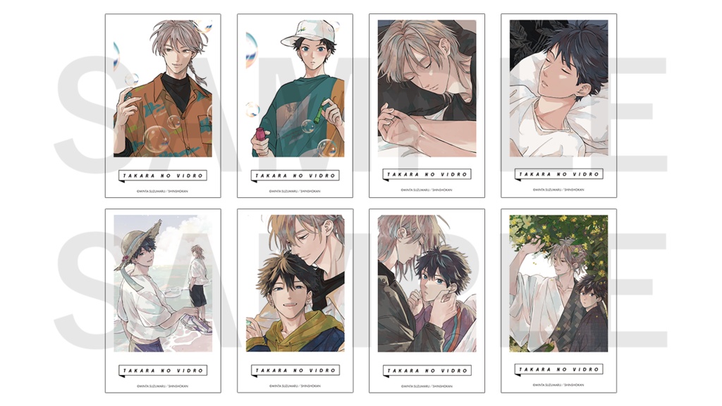 びいどろCafe」トレーディングチェキ風カード（全8種） - 鈴丸みんた