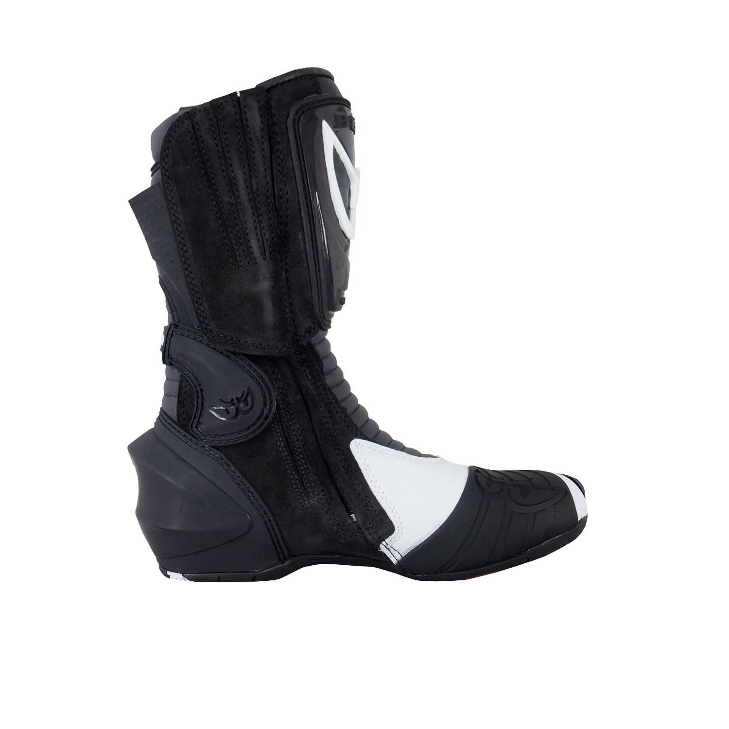 BOT-1289-BK BLACK/WHITE BERIK RACINGBOOTS