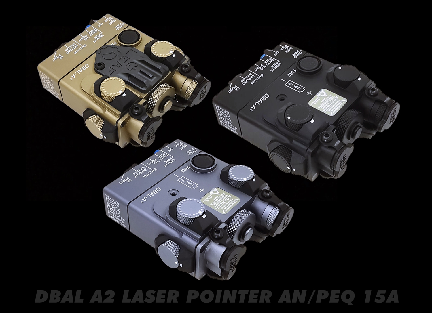 DBAL A2 LASER POINTER AN/PEQ 15A IR LASER ＆IR ILLUMINATOR - LED