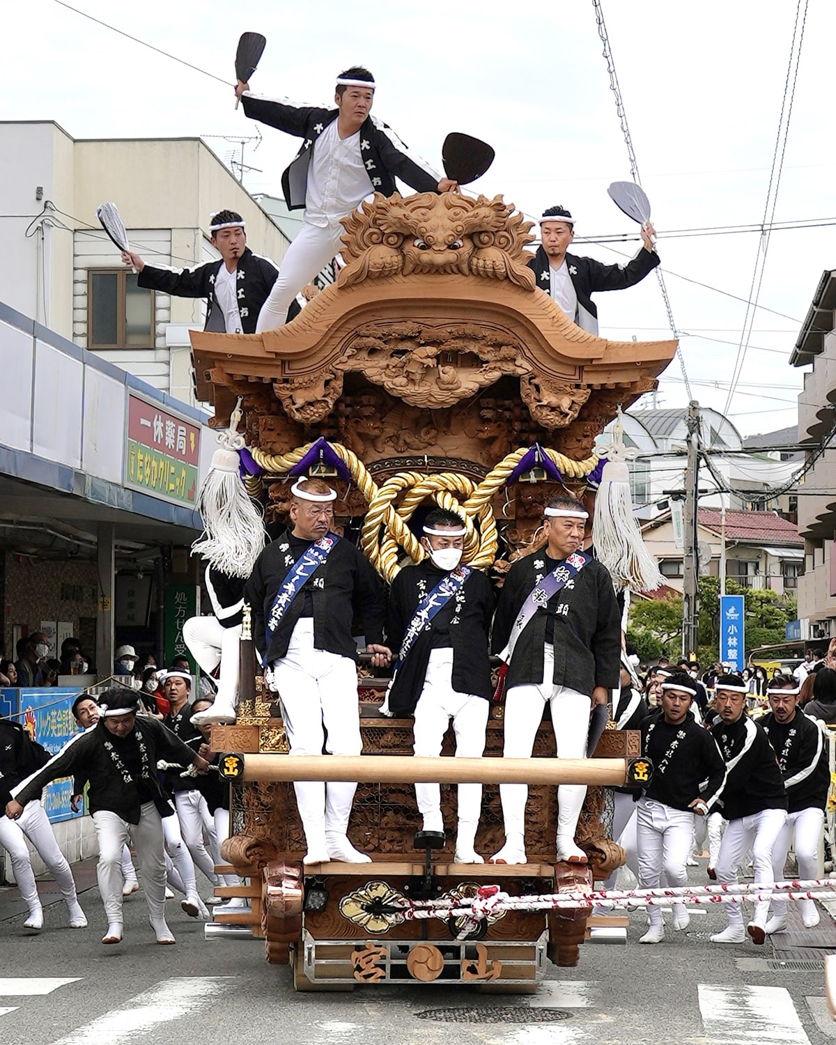 宮山のだんじり（堺市・津久野地区）泉祭記