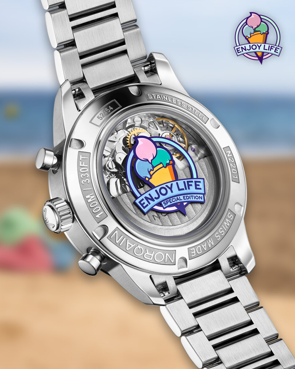 ノルケイン 2025年新作「フリーダム 60 クロノ 40mm エンジョイライフ