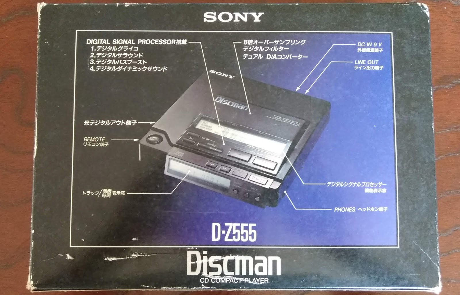 ソニーのディスクマン・D-Z555
