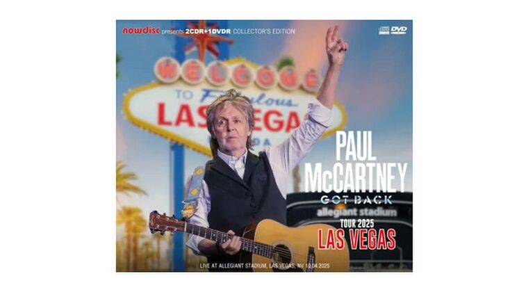 2CD＋DVD ポール・マッカートニー Got Back Tour 2025：Allegiant