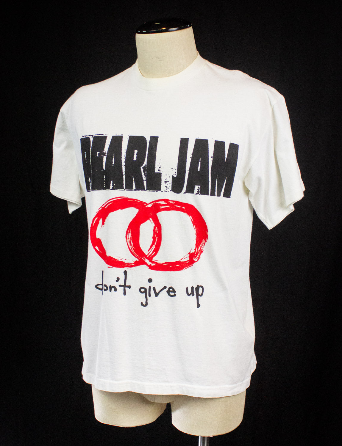 Vintage Pearl Jam Don't Give Up Concert T Shirt 1992 White Large