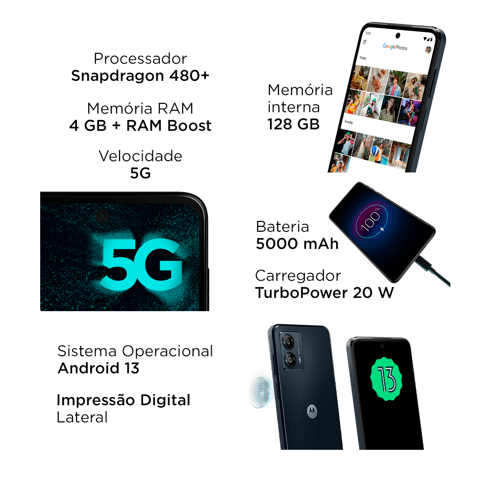 Celular Moto G53 com superbateria | Loja Oficial Motorola
