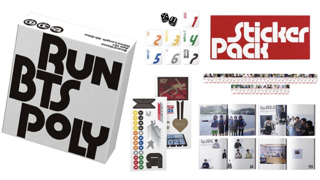 RUN BTS POLY HIGHLIGHT PACKAGEのセット内容・特典・予約方法について