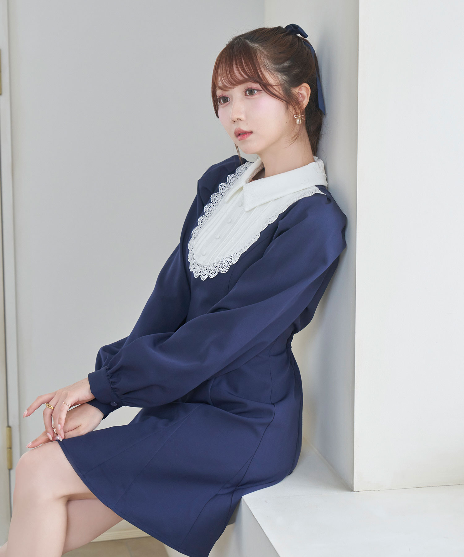 ワンピース Rosemuse Maid like mini dress maid like mini dress