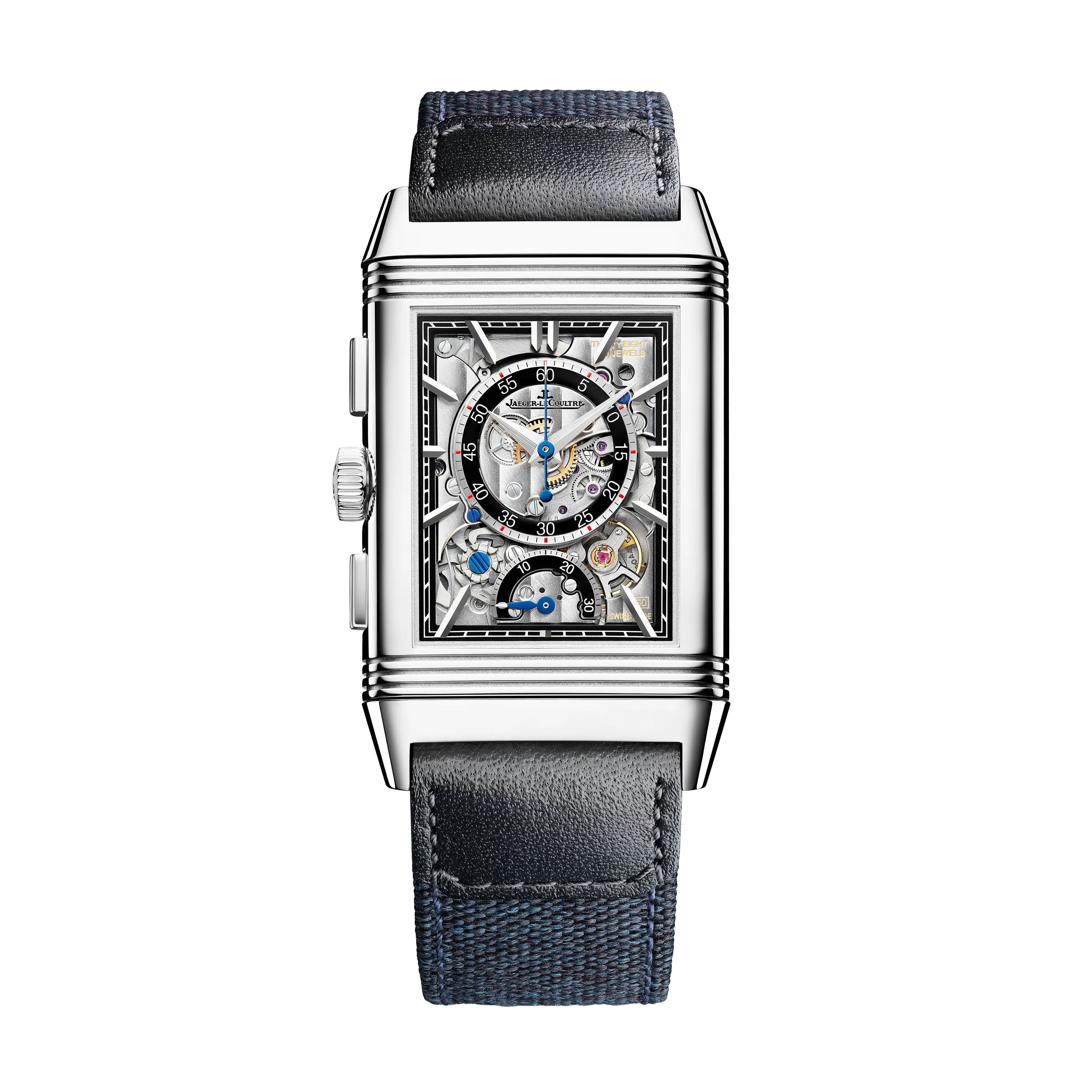 Jaeger-leCoultre Reverso Tribute Chronograph Watch, 49.4x29.9mm