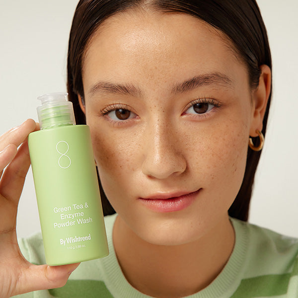 Green Tea & Enzyme Powder Wash l BY WISHTREND – ByWishtrend