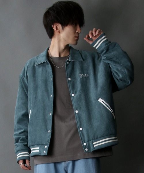 SITRY（シトリー）の「Corduroy Stadium Jacket/コーデュロイ