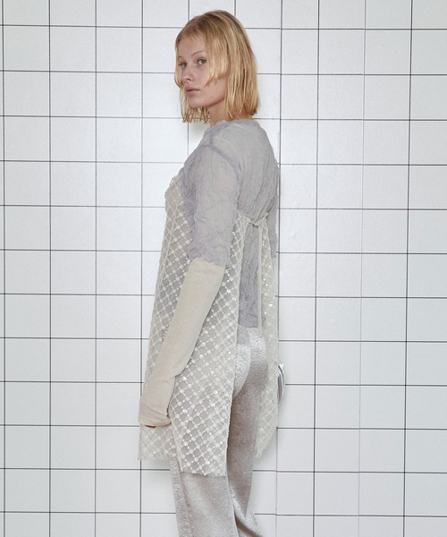 MAISON SPECIAL（メゾンスペシャル）の「Flower Beads Camisole Tunic