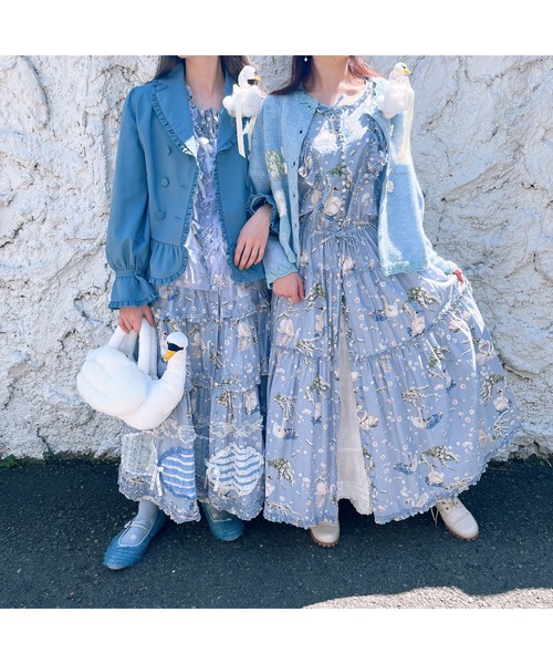 PINK HOUSE（ピンクハウス）の「SWAN LAKE ぬいぐるみバッグ（トート