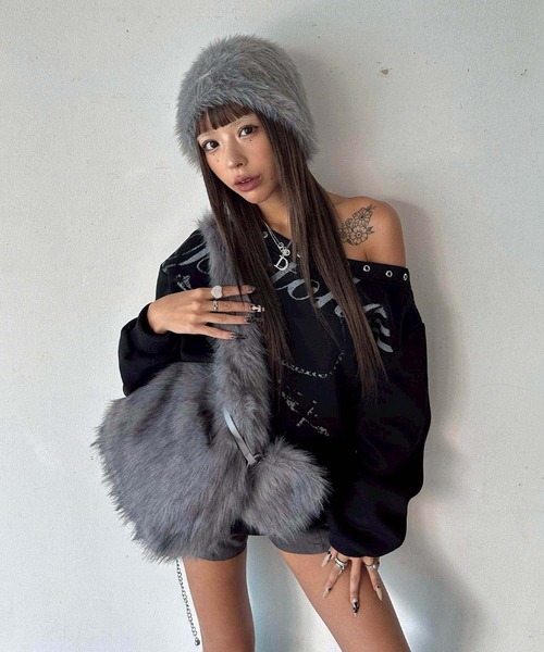 ミニポーチ付き ファーバッグ（ハンドバッグ）｜d.i.a.（ダイヤ）の