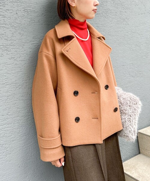 ウールカシミヤダブルブレストコート（ピーコート）｜NOLLEY'S