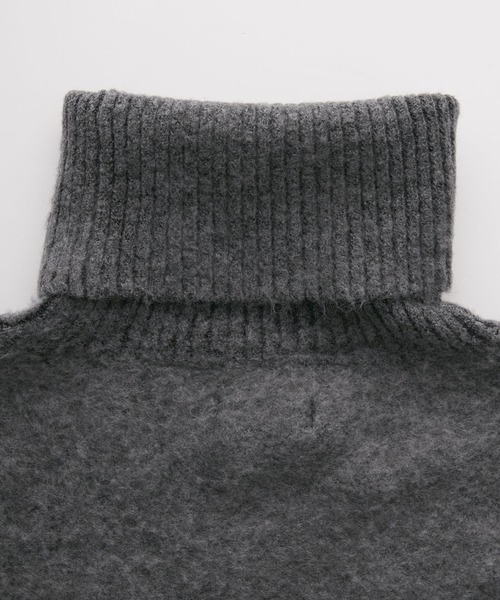 SERACE（セラス）の「【SERACE】Loose melange turtle neck knit