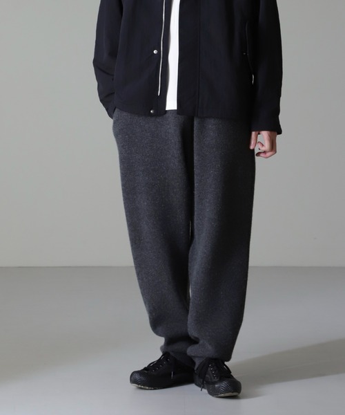 NANO universe（ナノユニバース）の「AQUA ウールカシミヤニットパンツ
