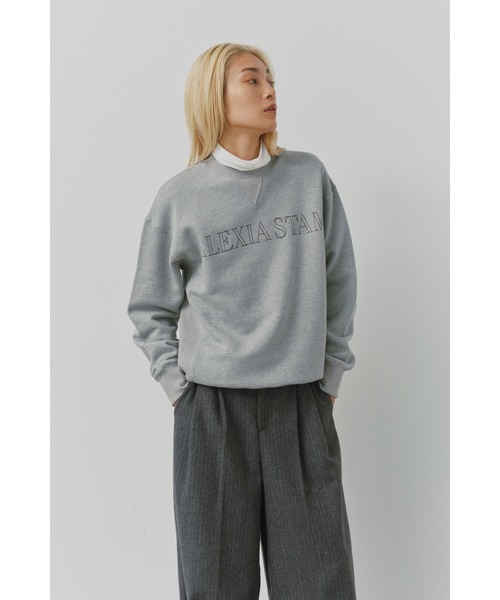 ALEXIA STAM（アリシアスタン）の「Stitch Embroidery Logo Sweatshirt
