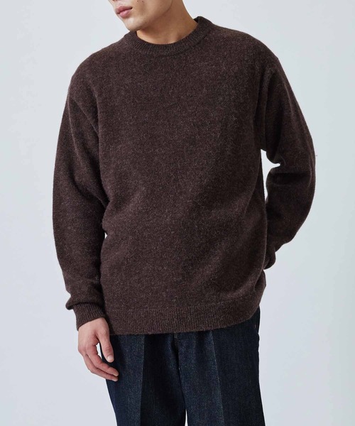 ADAM ET ROPE'（アダムエロペ）の「アルパカブレンド 7G クルーネック