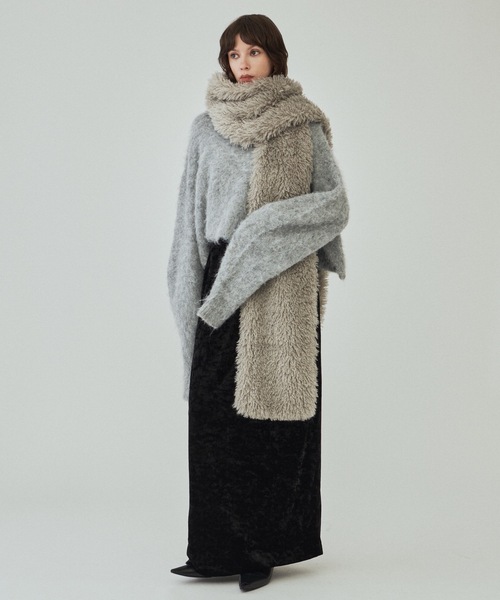 Long sleeve shaggy knit/ロングスリーブシャギーニット（ニット