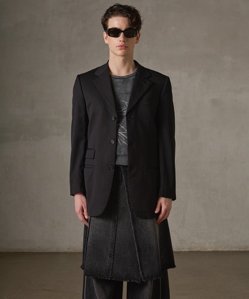 GRANCY】Fringedesign Denim Skirt / フリンジデザイン デニム