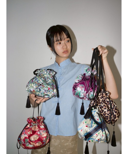 Chinese circus巾着（ショルダーバッグ）｜KEITA MARUYAMA（ケイタ