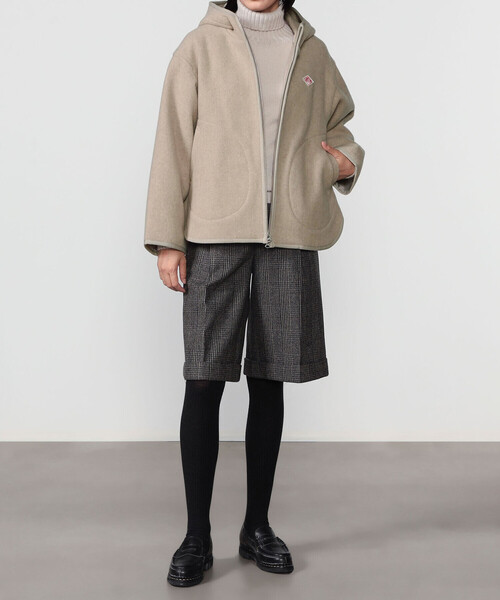 DANTON（ダントン）の「DANTON | ウールライトパイル フードジャケット