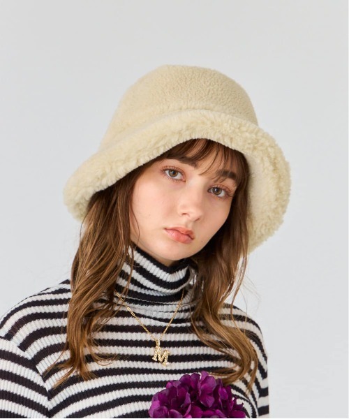 Chapeau d' O（シャポードオー）の「Chapeau d' O Color Boa Bucket