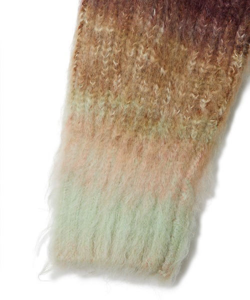 PERVERZE（パーバーズ）の「Gradient Stripe Wide Cardigan