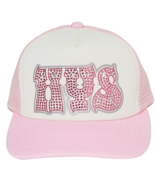 HYPNOTIZED LOGO ラインストーンメッシュキャップ（キャップ
