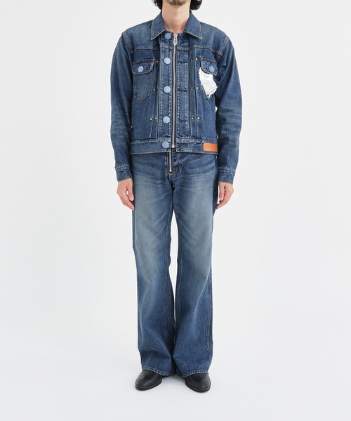 M A S U/エムエーエスユー】MASUBOYS BOOT-CUT JEANS FADED/エム