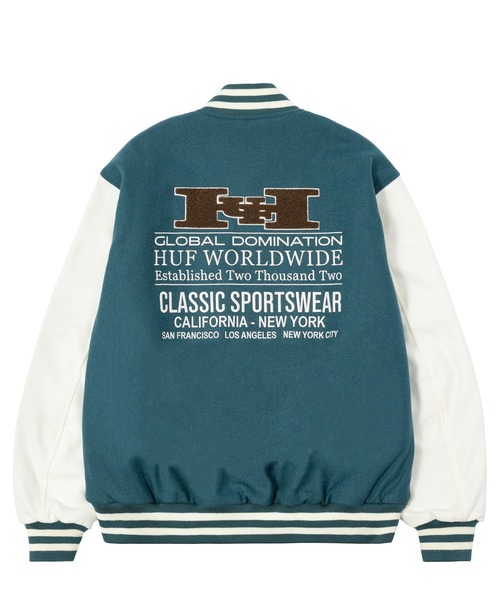 HUF（ハフ）の「HARRISON VARSITY JACKET / HUF バーシティー