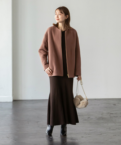 Noble（ノーブル）の「《追加》MTRカラーレスジップショートコート