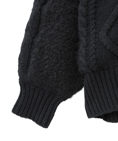 CLANE（クラネ）の「クラネ オム CLANE HOMME / ケーブルボアニット