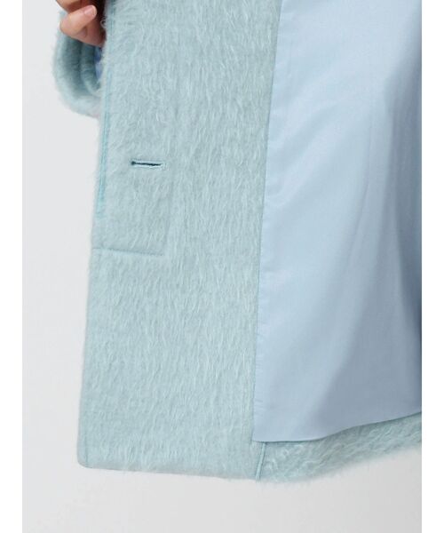 セール】シャギーハーフコート（ステンカラーコート）｜LAGUNAMOON