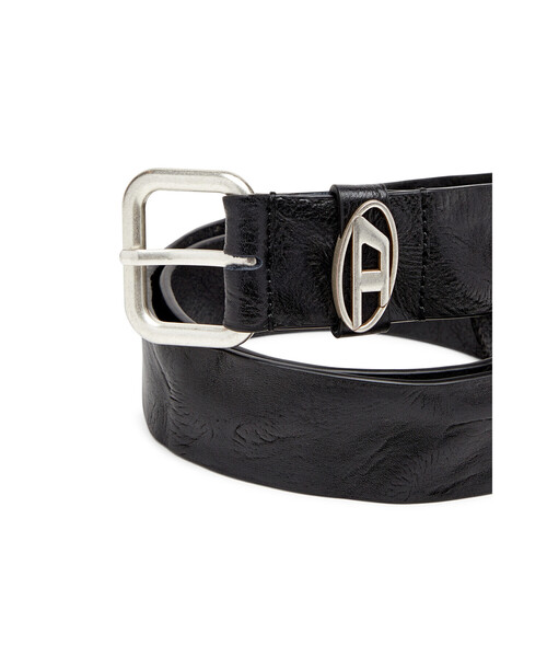 メンズ レザーベルト B-1DR OVAL D LOOP（ベルト）｜DIESEL