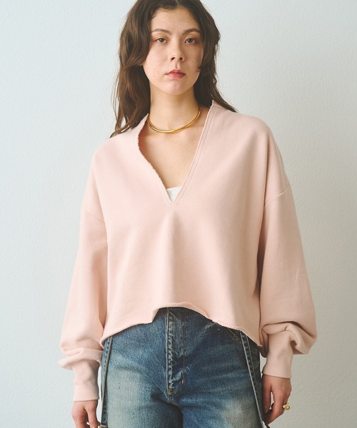 スウェットVネックプルオーバー2（スウェット）｜Whim Gazette
