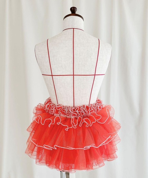 DORA TIER TULLE - MIDI / チュールフリルバッグ - ミディ（ボディ