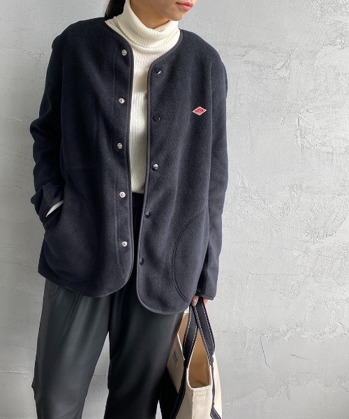 DANTON（ダントン）の「[DANTON/ダントン] フリース ノーカラー