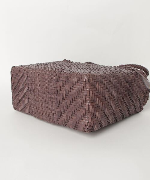 quadro（クオドロ）の「moonjule レザーメッシュバッグ Lサイズ