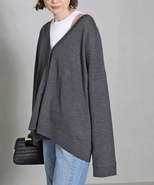 TOTEME/トーテム】RAGLAN-SLEEVE WOOL カーディガン（ニット/セーター