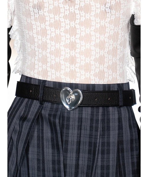 PAMEO POSE（パメオポーズ）の「Charming Heart Belt Black（ベルト