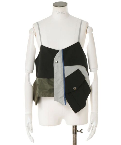 □ 44279☆年 UN3D. アンスリード MA-1ドッキングビスチェ 38 □ 44279