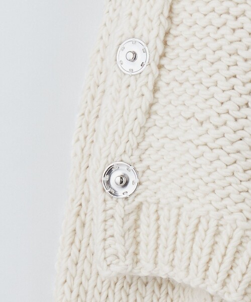 6（ロク）の「＜6(ROKU)＞ウール ローゲージ カーディガン