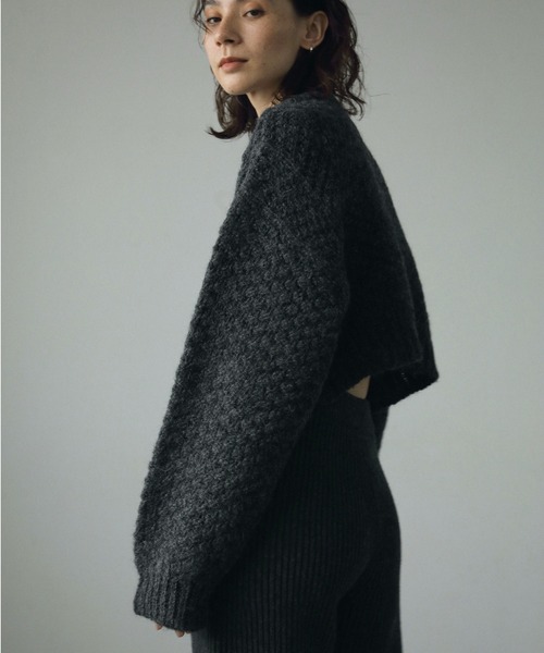 anuke（アンヌーク）の「Cable Knit Cardigan（カーディガン/ボレロ