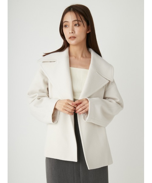 FRAY I.D（フレイアイディー）の「ビッグカラーショートコート（その他